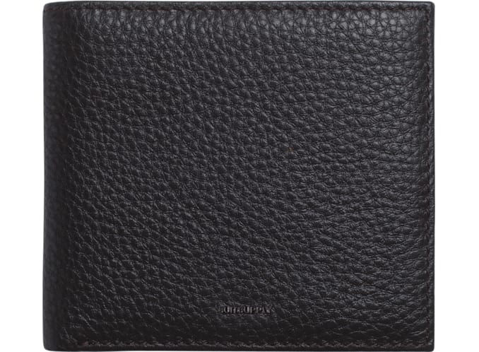 Dark Brown Billfold Wallet + Tile