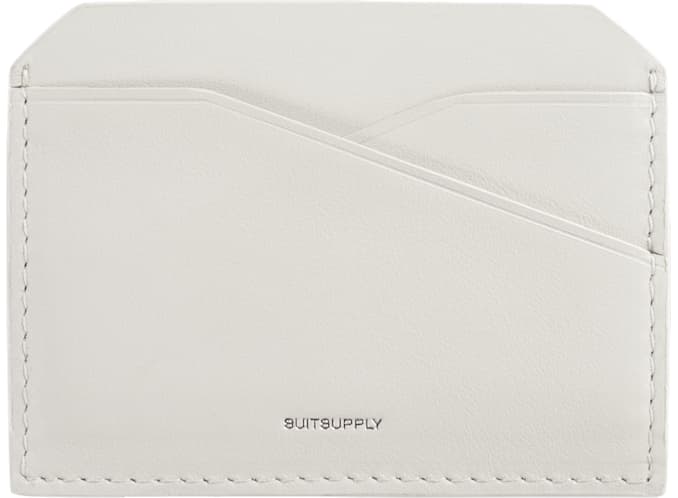 Off White Card Holder