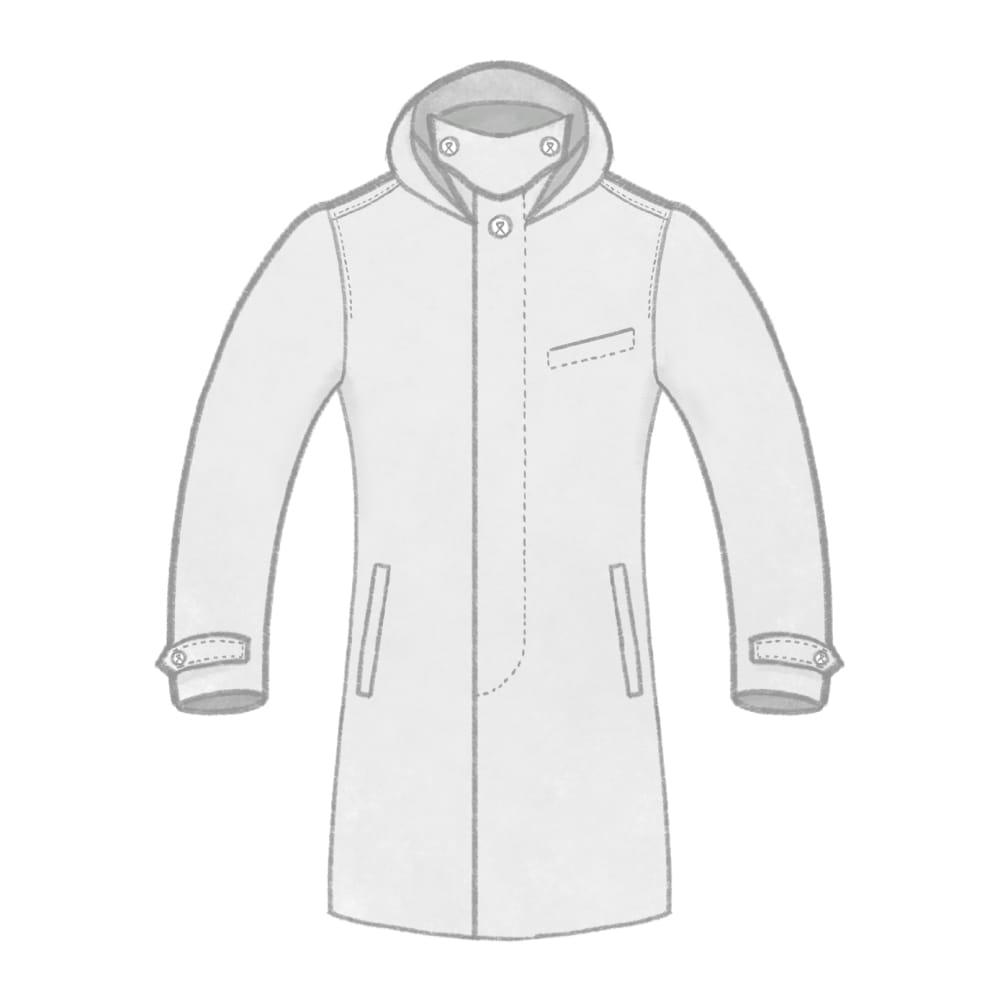 Men s Raincoats Long Raincoats Water Repellent Coats