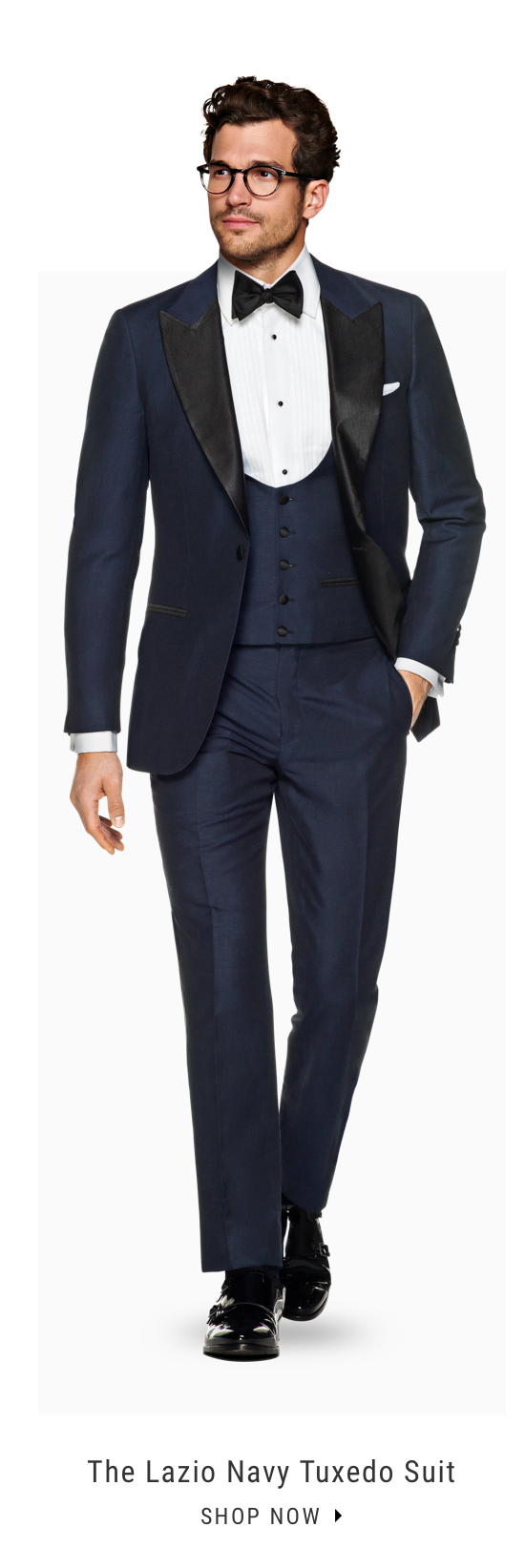 The Lazio Navy Tuxedo Suit