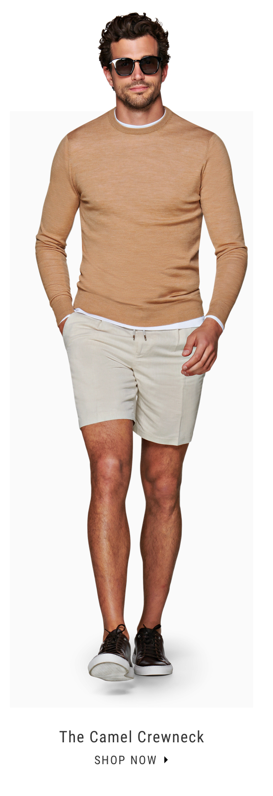 The Camel Crewneck | Shop Now