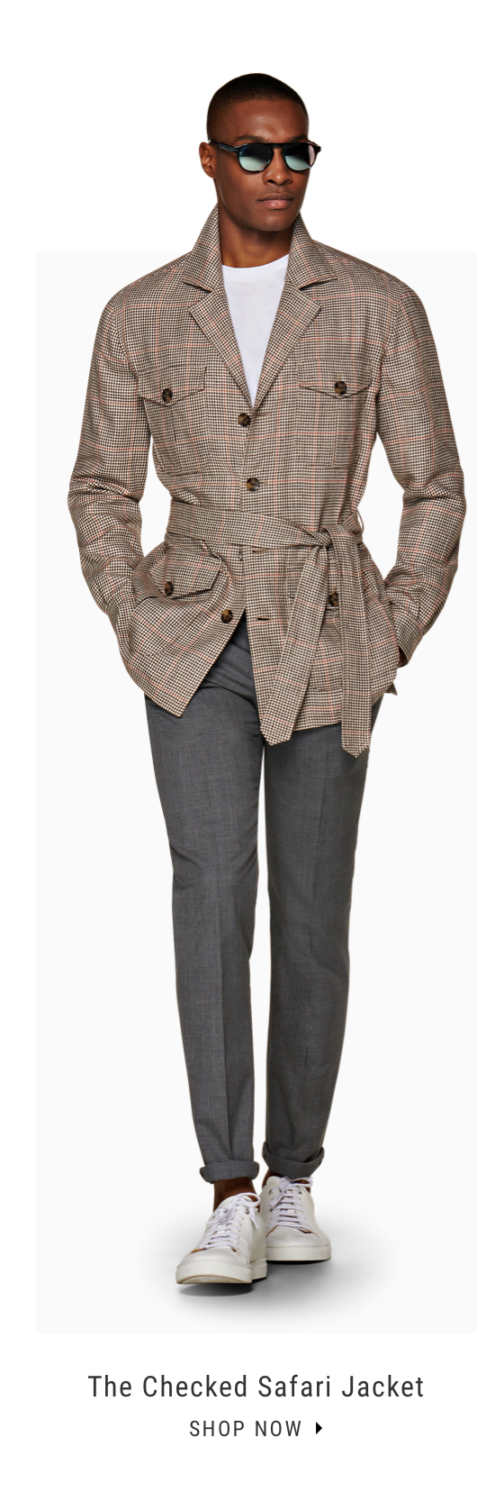 The Checked Safari Jacket | Shop Now