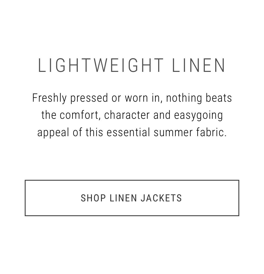 Lightweight Linen | Shop Linen Jackets