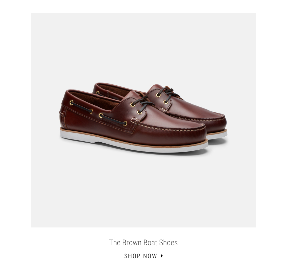 The Brown Boat Shoes | Shop Now