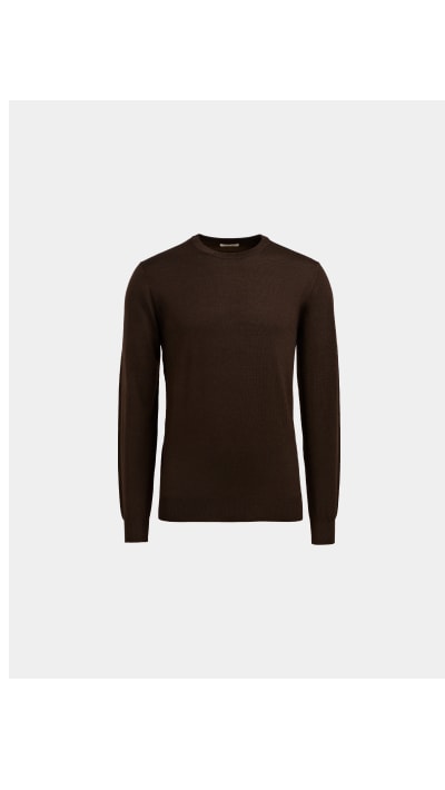 The Dark Brown Crewneck