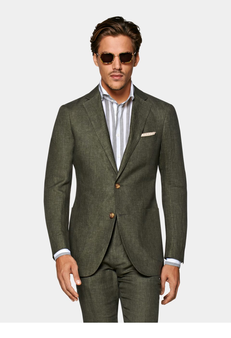 The Dark Green Havana Suit