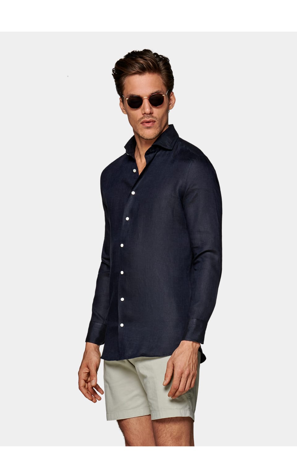 The Navy Slim Fit Shirt