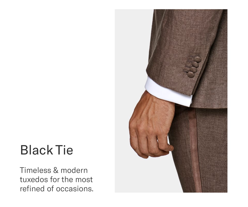 Black Tie | Timeless & modern tuxedos for the most refined of occasions.