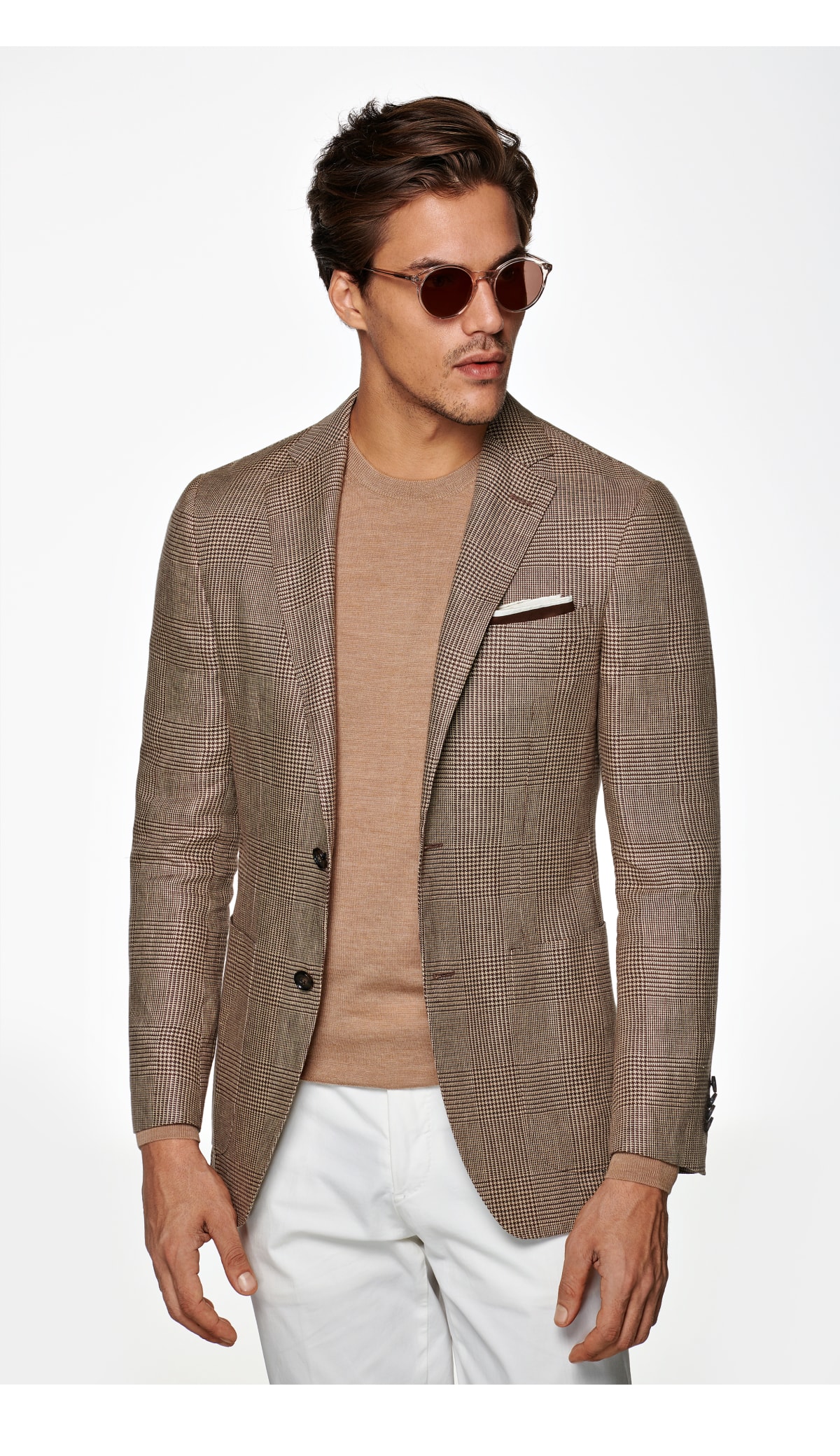 The Mid Brown Check Havana Jacket