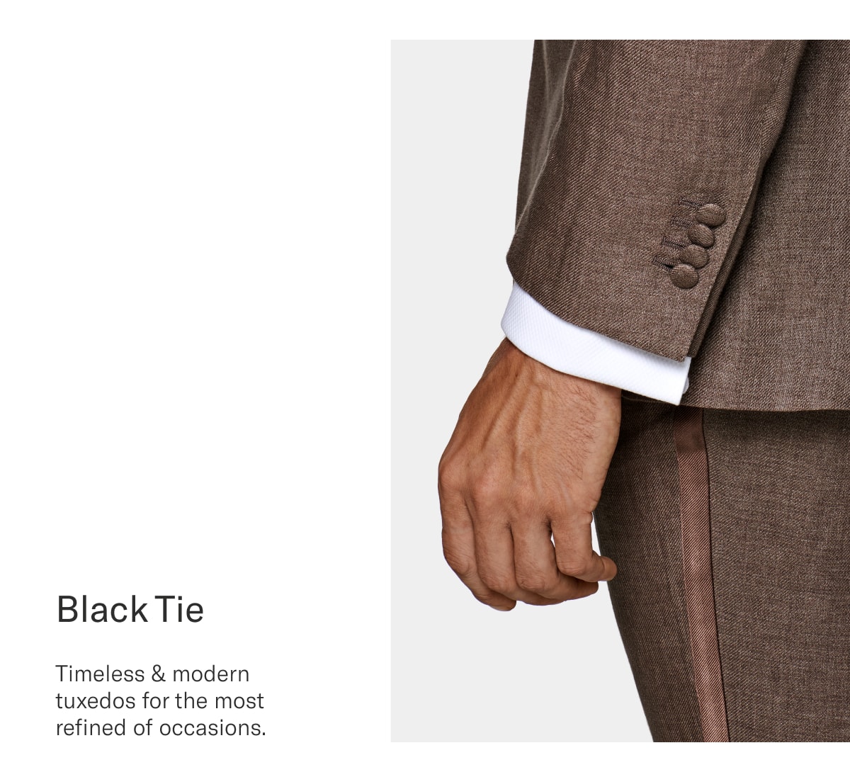 Black Tie | Timeless & modern tuxedos for the most refined of occasions.